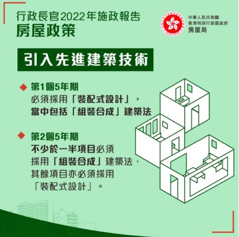 香港公屋兴建采取装配式建筑，有大湾区企业瞄准港澳市场