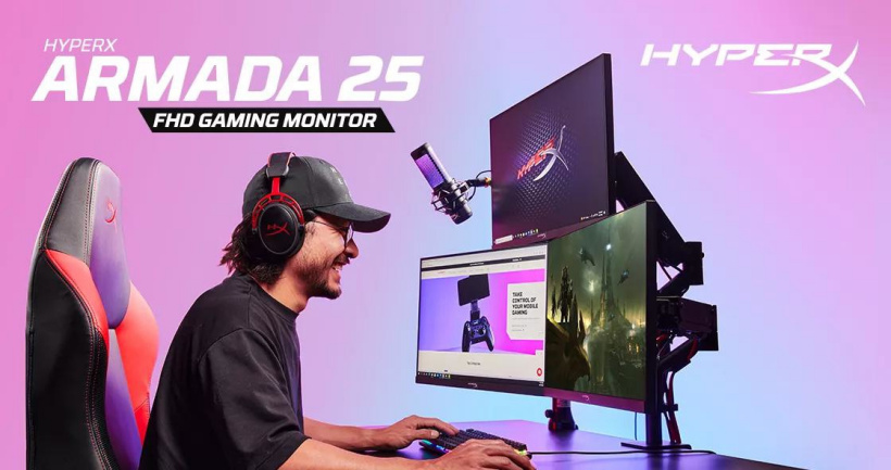 HyperX 进军显示器领域，发布 Armada 25/27 电竞屏