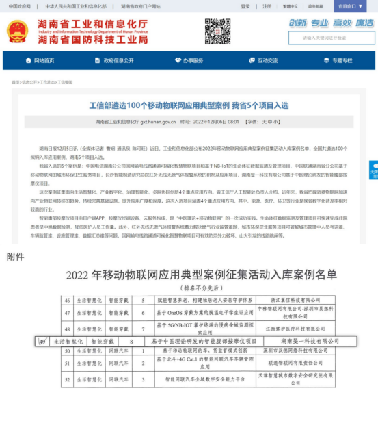 唯蜜瘦便携式腹部智能按摩仪入选工信部2022年移动物联网应用典型案例